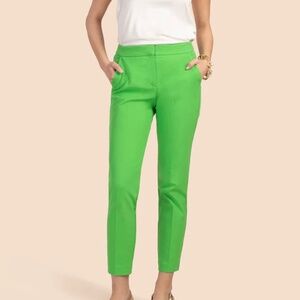Trina Turk Sz 2 Bright Green Cropped Pants
